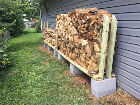 outdoor wood rack for firewood